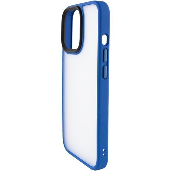 TPU+PC чохол Metal Buttons для Apple iPhone 13 Pro Max (6.7") Блакитний 244464 фото