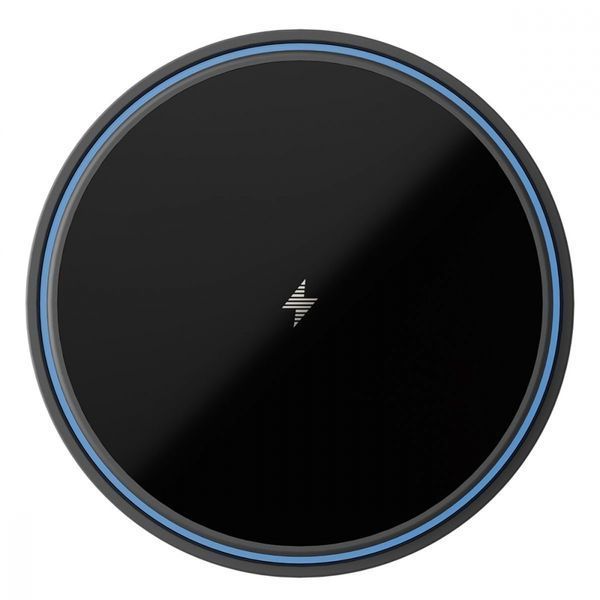 Автомобільний тримач З бездротовою зарядкою Proove Light Circle 15W (WHLC15010001) Black 287144 фото