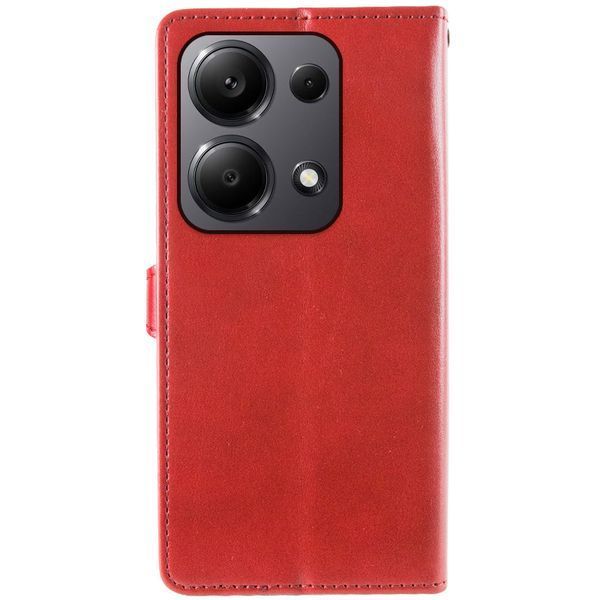 Шкіряний чохол-книжка GETMAN Gallant (PU) для Xiaomi Poco X6 / Note 13 Pro 5G Червоний 397737 фото