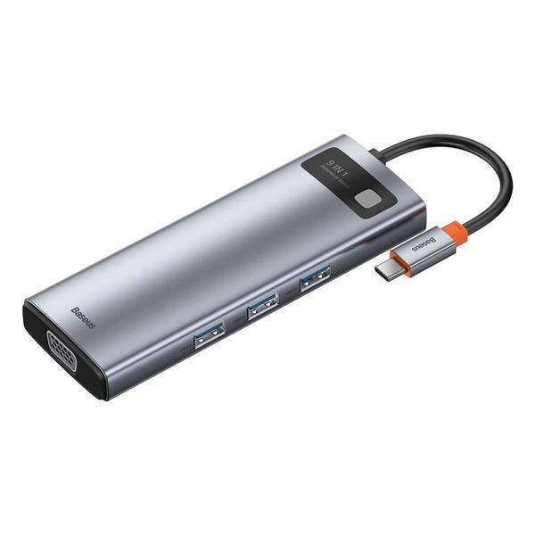 USB-Хаб Baseus Metal Gleam Series 9-in-1 Type-C CAHUB-CU0G 252315 фото