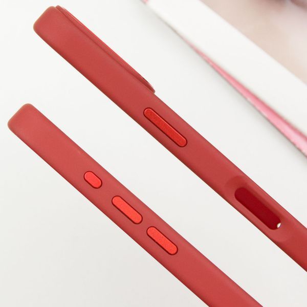 TPU чохол Bonbon Metal Style with MagSafe для Apple iPhone 16 Plus (6.7") Червоний / Red 322906 фото
