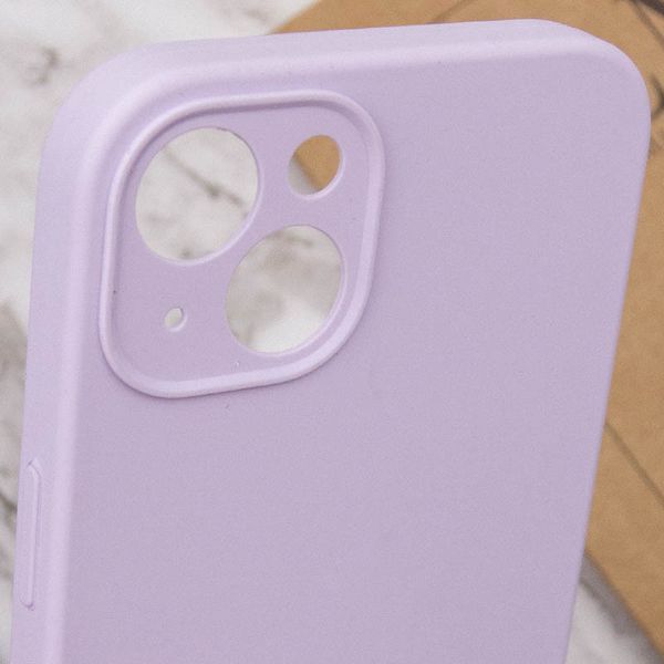 Чехол Silicone Case Full Camera Protective (AA) NO LOGO для Apple iPhone 13 (6.1") Сиреневый / Lilac 288687 фото
