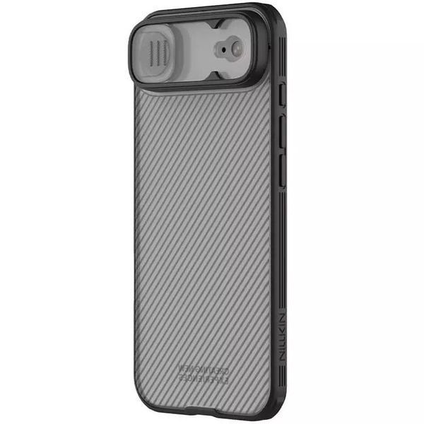 Карбонова накладка Nillkin CamShield Pro для Apple iPhone 17 Air (6.5") Transparent black 398545 фото