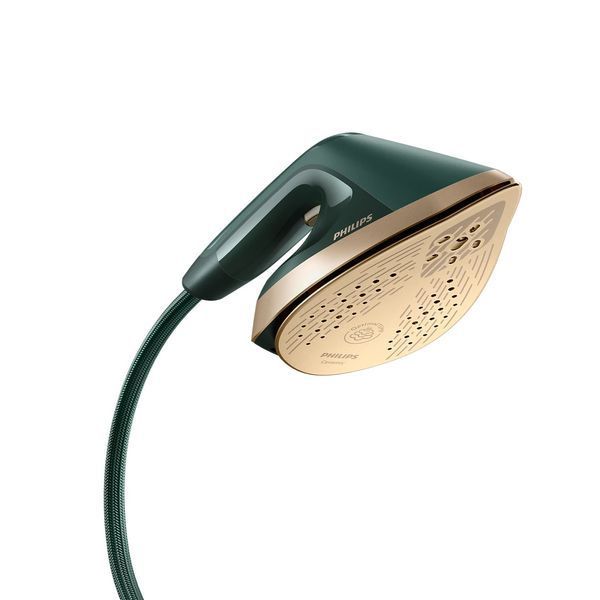 Прасувальна система Philips Series 6000, 1800Вт, 1100мл, паровий удар -90гр, постійна пара - 40гр, верт. Відпарювання + дошка, керам. підошва, темно з 374897 фото