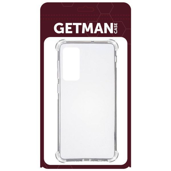 TPU чохол GETMAN Ease logo посилені кути для Samsung Galaxy S20 FE Безбарвний (прозорий) 202097 фото