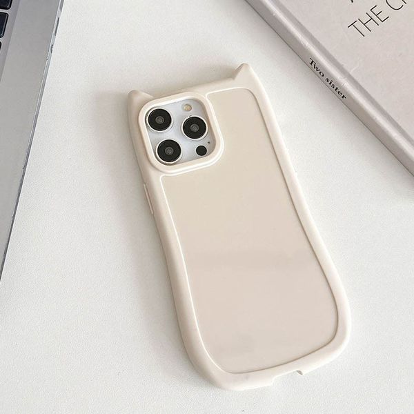 Чохол TPU Cat для Apple iPhone 13 Pro (6.1") Antique White 357631 фото
