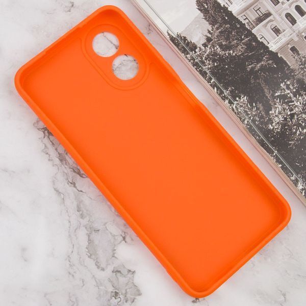 Силіконовий чохол Candy Full Camera для Oppo A38 / A18 Помаранчевий / Orange 286333 фото