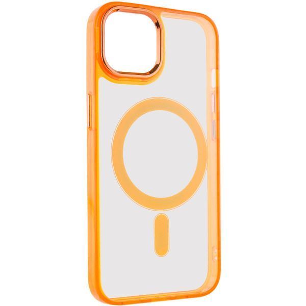 Чохол TPU Iris with MagSafe для Apple iPhone 12 Pro Max (6.7") Помаранчевий 272109 фото