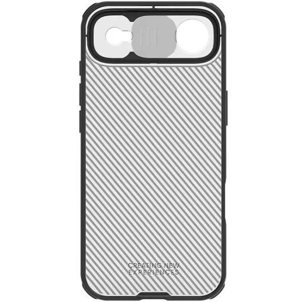 Карбонова накладка Nillkin CamShield Pro для Apple iPhone 17 Air (6.5") Transparent black 398545 фото