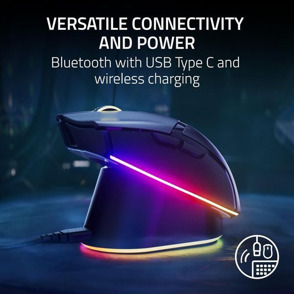 Миша Razer Cobra Pro, RGB, USB-A/WL/BT, чорний (RZ01-04660100-R3G1) 375207 фото