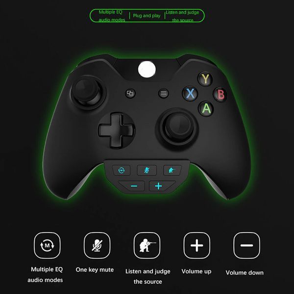 Xbox One Series X Controller Sound Enhancer Card Stereo Headset Adapter TTA Black 354162 фото