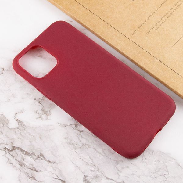 Силіконовий чохол Candy для Apple iPhone 11 Pro (5.8") Бордовий 201442 фото