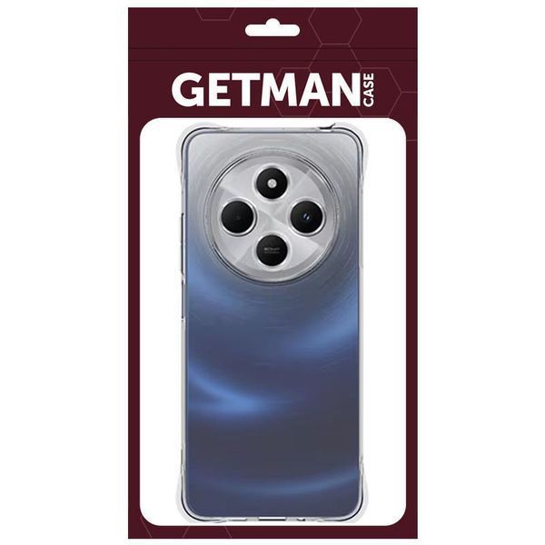 TPU чохол GETMAN Ease logo посилені кути Full Camera для Xiaomi Redmi 14C / Poco C75 Безбарвний (прозорий) 322408 фото