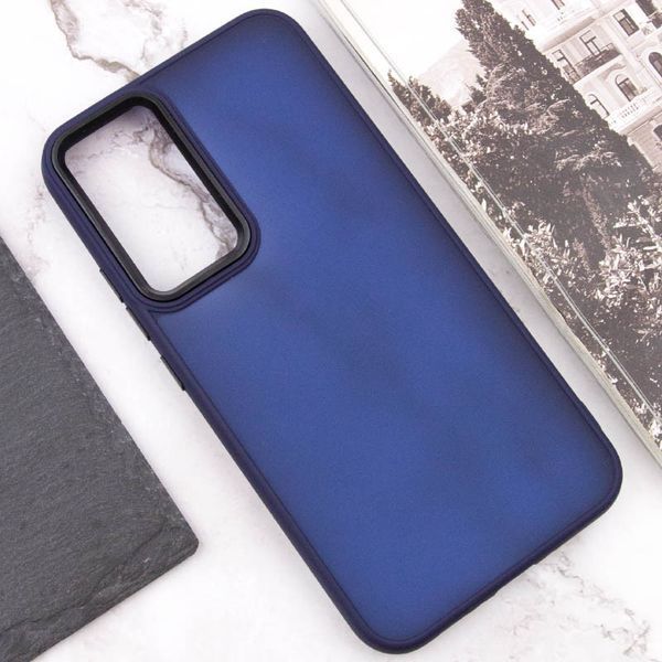 Чохол TPU+PC Lyon Frosted для Xiaomi Redmi Note 13 4G Navy Blue 295724 фото