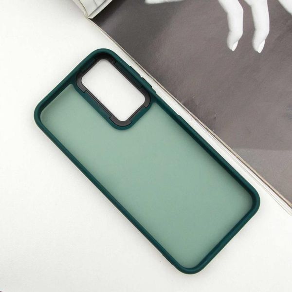 Чохол TPU+PC Lyon Frosted для Samsung Galaxy A17 4G/5G Green 398047 фото