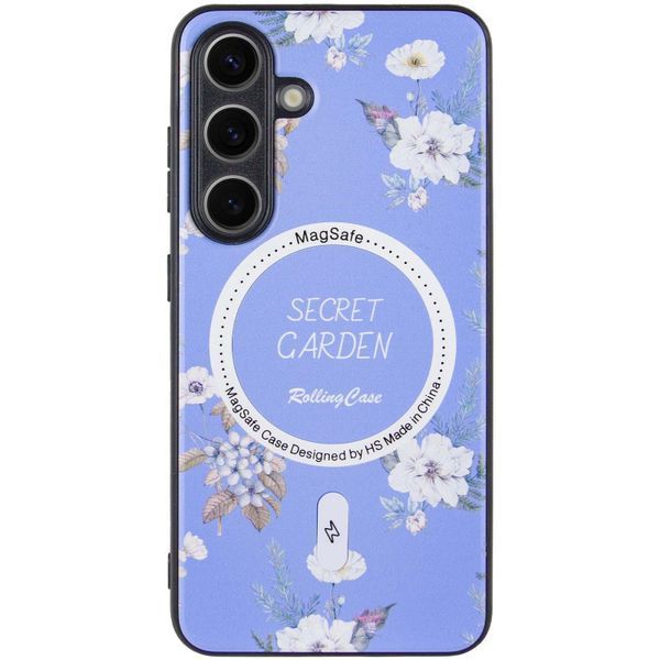 TPU+PC чохол Secret Garden with MagFit для Samsung Galaxy S23 FE Lilac 327089 фото
