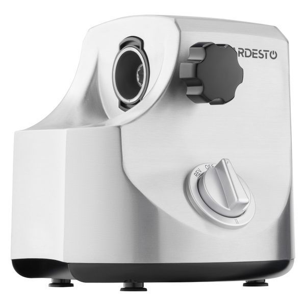 М'ясорубка Ardesto, 3000Вт, продук.-2.6кг/хв, 4 решітки + для ковб., кеббе, 3 терки, метал, сріблястий (MGA-3000W) 363396 фото