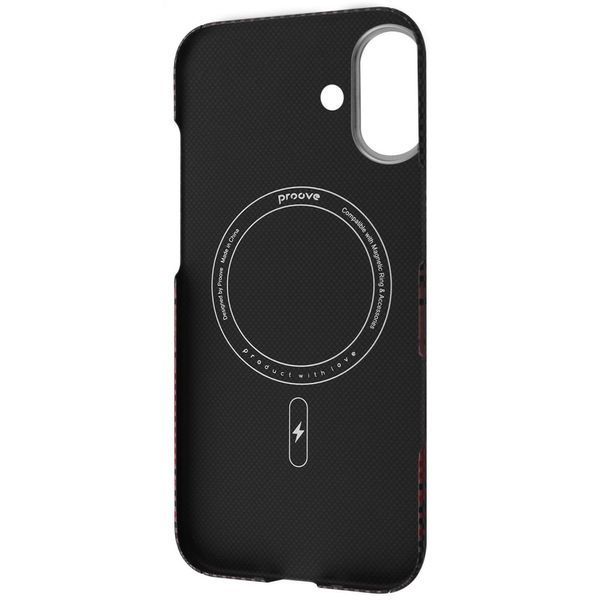 Чохол Proove Carbon Slim with Magnetic Ring iPhone 17 glowrise (PCCSIP170052) 395936 фото