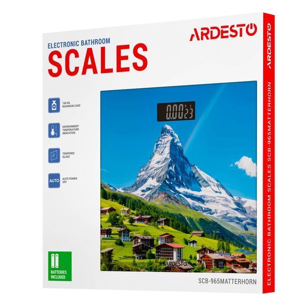 Ваги підлогові Ardesto SCB-965MATTERHORN макс. вага 150 кг/малюнок 396857 фото
