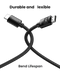 Кабель UGREEN HD119 4K HDMI Cable Male To Male Braided 3m Black (40102) 278819 фото 2