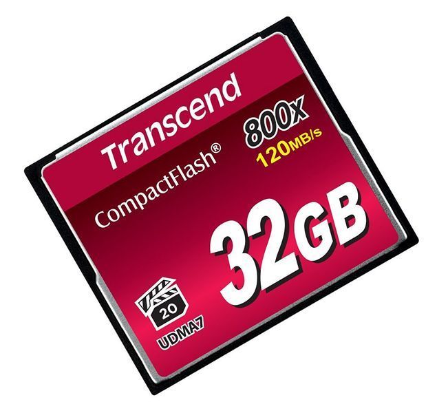 Карта пам'яті Transcend CF 32GB 800X (TS32GCF800) 372028 фото