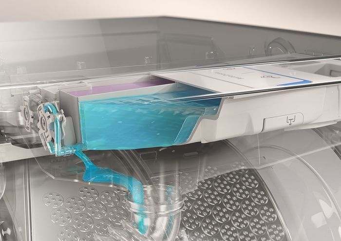 Пральна машина Electrolux фронтальна, 9кг, 1400, A+++, 66см, дисплей, пара, інвертор, автодоз, білий (EW6F3494ACU) 375555 фото