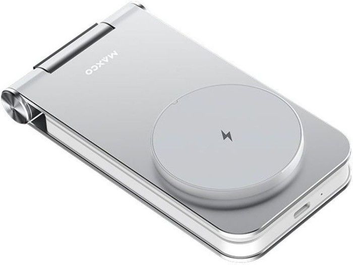 Бездротовий зарядний пристрій MAXCO 3in1 15W Wireless Charger (MW08) сір. 293960 фото