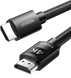 Кабель UGREEN HD119 4K HDMI Cable Male To Male Braided 3m Black (40102) 278819 фото 1