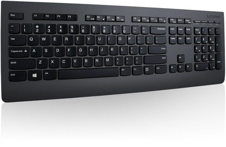 Клавіатура мембранна Lenovo Professional 108key, WL, EN/UKR/RU, чорний (4Y41D64797) 362888 фото