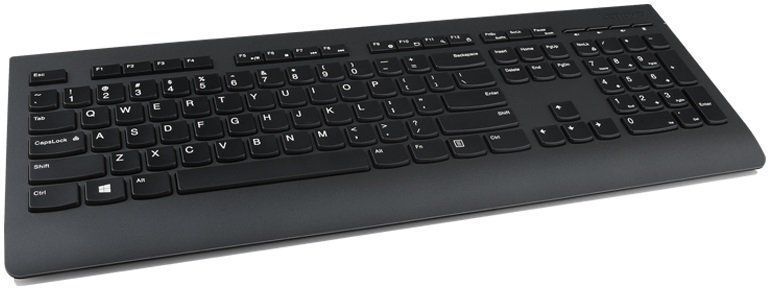 Клавіатура мембранна Lenovo Professional 108key, WL, EN/UKR/RU, чорний (4Y41D64797) 362888 фото
