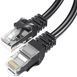 Кабель ESSAGER TopSpeed Cable Ethernet Cat6 RJ45 Splitter Network Round Cable 15m (EXCWXY-JSE01) Black 314346 фото 1