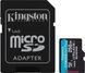 Карта пам'яті Kingston MicroSDXC 256GB Canvas Go Plus Gen4 200MB/s A2 U3 V30 + SD-адаптер (SDCG4/256GB) 376905 фото 1