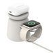 Зарядний пристрій бездротовий Belkin 2в1 MagSafe iPhone/Watch/AirPods, Sand Mass (WIZ020VFH37) 369943 фото 3