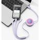 Кабель Baseus Bright Mirror 2 Series 3-in-1 (Micro USB+Lightning+Type-C) 100W (1.1m) CAMJ010205 Purple 274272 фото 5
