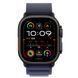 Ремінець Apple Watch Alpine Loop Band Small Для Watch 49mm - Black Titanium Finish - Navy (MYPW3) 330910 фото 2