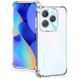 TPU чохол GETMAN Ease logo посилені кути Full Camera для Infinix Hot 40 Безбарвний (прозорий) 322454 фото 3