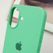 Чохол Silicone Case Full Protective (AA) для Apple iPhone 16 (6.1") Зелений / Spearmint 319347 фото 9