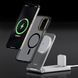 Бездротовий зарядний пристрій MAXCO 3in1 15W Wireless Charger (MW08) сір. 293960 фото 6