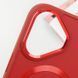 TPU чохол Bonbon Metal Style with MagSafe для Apple iPhone 16 Plus (6.7") Червоний / Red 322906 фото 5