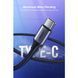 Кабель UGREEN US288 USB 2.0 To USB Type-C Cable Nickel Plating Aluminum Braid 3A 0.25m (60124) Black 283268 фото 4