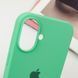 Чохол Silicone Case Full Protective (AA) для Apple iPhone 16 (6.1") Зелений / Spearmint 319347 фото 8