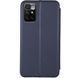 Шкіряний чохол (книжка) Classy для Xiaomi Redmi 10 Темно-синій 245398 фото 1