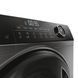 Прально-сушильна машина Haier фронтальна, 8(5)кг, 1400, A, 46см, дисплей, пара, інвертор, люк чорний, прямий привід, cріблястий (HWD80-B14959S8U1) 375634 фото 6