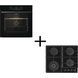 Комплект Gorenje (духовка електрична BO6735E05B + поверхня газова на склі GTW641EB), 743549, чорн (SET_BO6735E05B_GTW641EB) 374704 фото 1