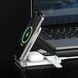 Бездротовий зарядний пристрій MAXCO 3in1 15W Wireless Charger (MW08) сір. 293960 фото 5