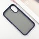 TPU+PC чохол Metal Buttons для Apple iPhone 16 (6.1") Синій 318262 фото 4