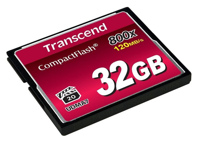 Карта пам'яті Transcend CF 32GB 800X (TS32GCF800) 372028 фото