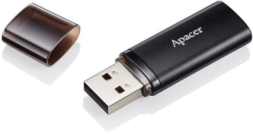 Флеш-пам'ять USB Apacer AH25B 128GB Black USB 3.2 (AP128GAH25BB-1) 318650 фото