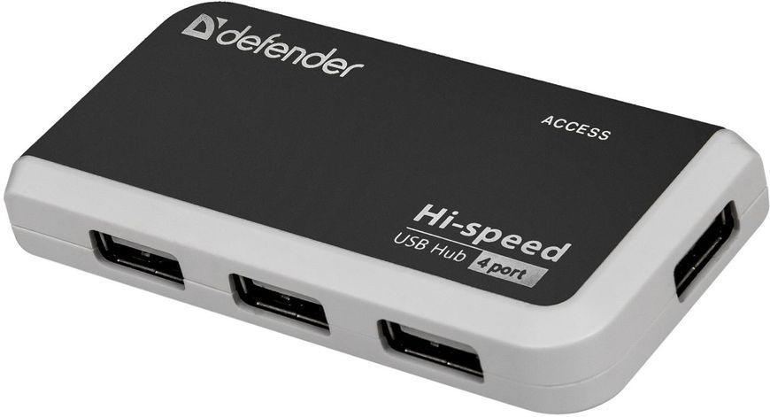 Комп.Аксесуари DEFENDER Хаб 4xUSB 2.0 QUADRO INFIX 306072 фото