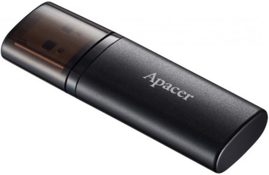 Флеш-пам'ять USB Apacer AH25B 128GB Black USB 3.2 (AP128GAH25BB-1) 318650 фото